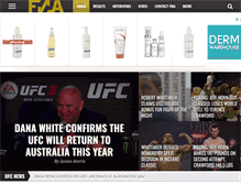 Tablet Screenshot of fightnewsaustralia.com